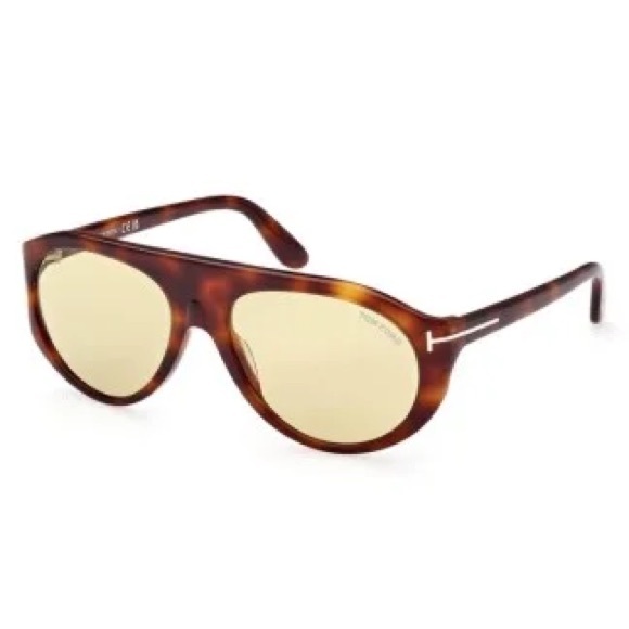 NEW FT1001/S 53E TOM FORD REX-02 TF1001 53E UNISEX PHOTOCHROMIC BROWN SUNGLASSES - Picture 2 of 5